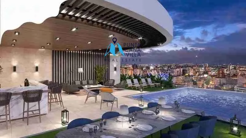 Condo de luxe de deux chambres à vendre à Piantini, Santo Domingo