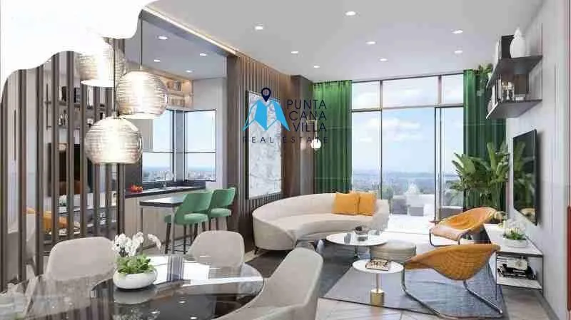 Condo de luxe de deux chambres à vendre à Piantini, Santo Domingo