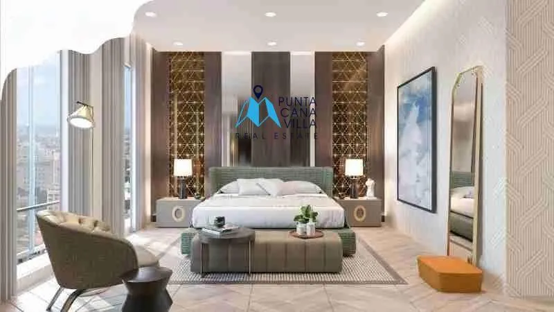 Condo de luxe de deux chambres à vendre à Piantini, Santo Domingo