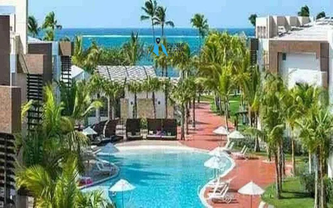 Blue Beach, Apartamento de dos dormitorios frente al mar en venta en Punta Cana