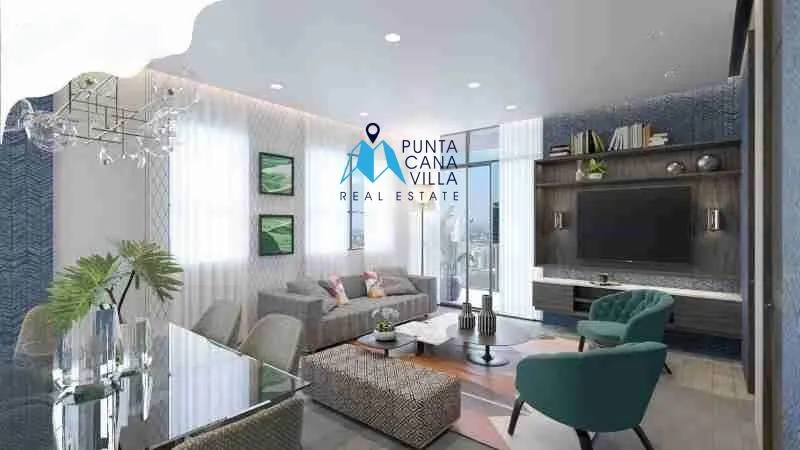 Condo de luxe de deux chambres à vendre à Piantini, Santo Domingo