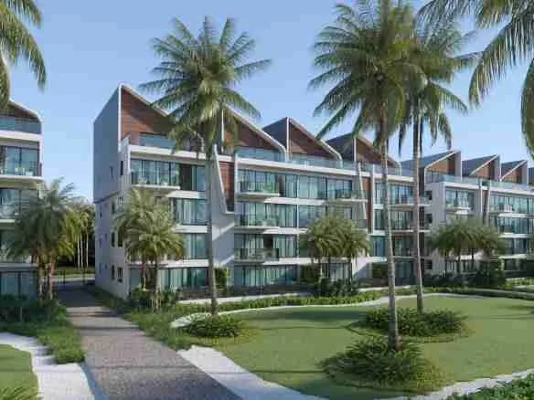 3-Bedroom Penthouse for Sale at The Beach City Place Punta Cana with Lagoon View