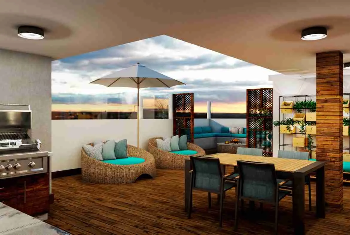 Two bedroom condo for sale in Cap Cana hoi6tuBo