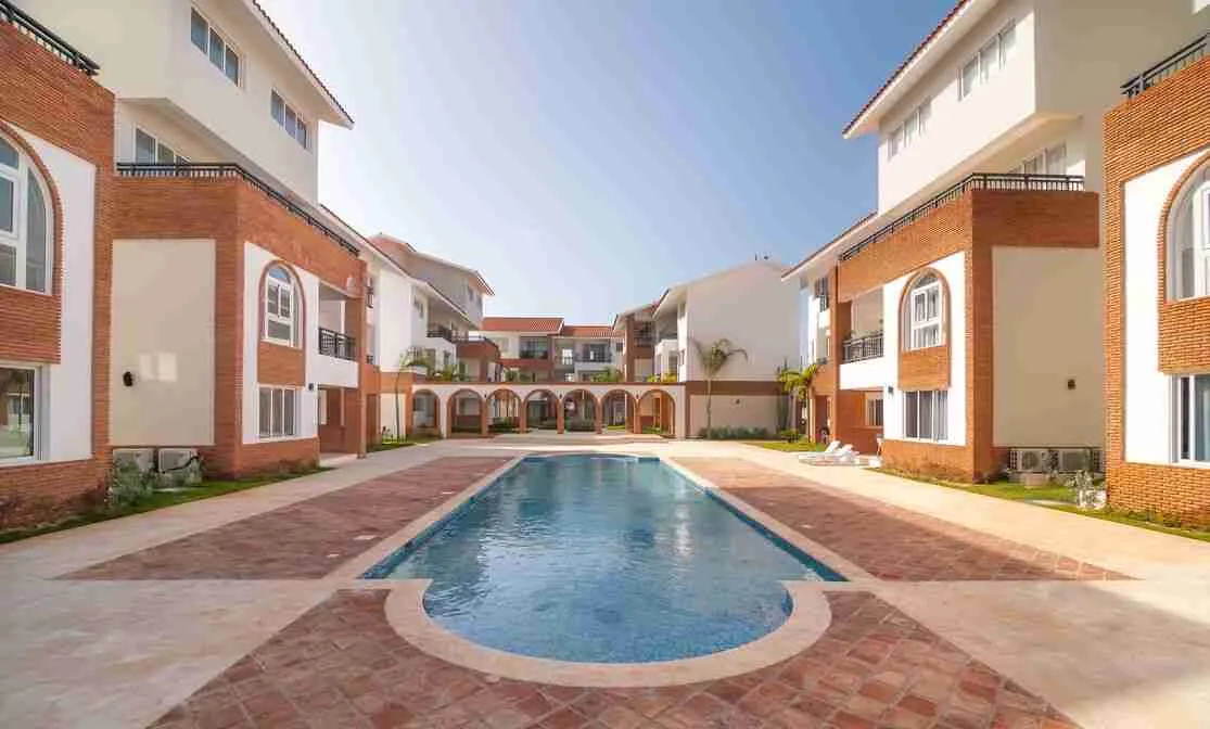 Appartement de trois chambres à coucher à vendre à Los Corales, Bavaro, Punta Cana, à quelques pas de la plage.