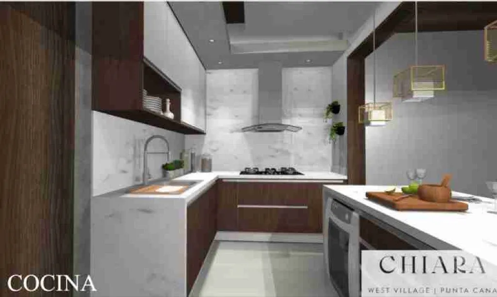 8. Villa for sale Punta Cana Village Cocina