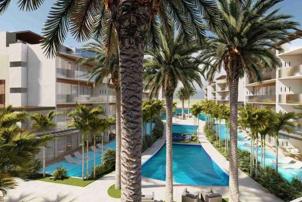 Two bedroom apartment in Downtown Punta Cana with private pool 1