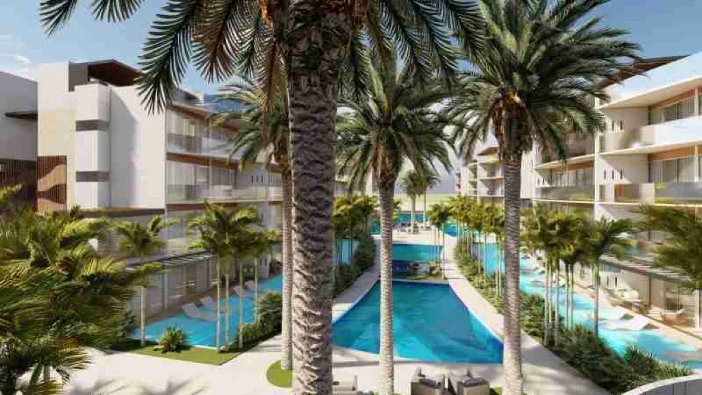 Two bedroom apartment in Downtown Punta Cana with private pool 1