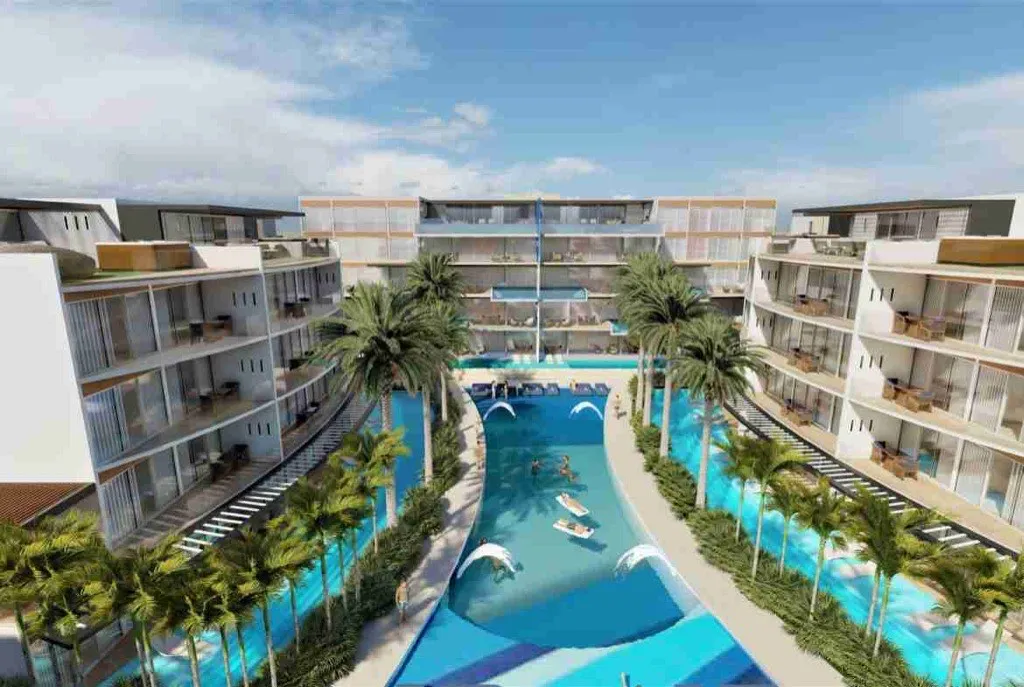 Two bedroom apartment in Downtown Punta Cana with private pool scaled