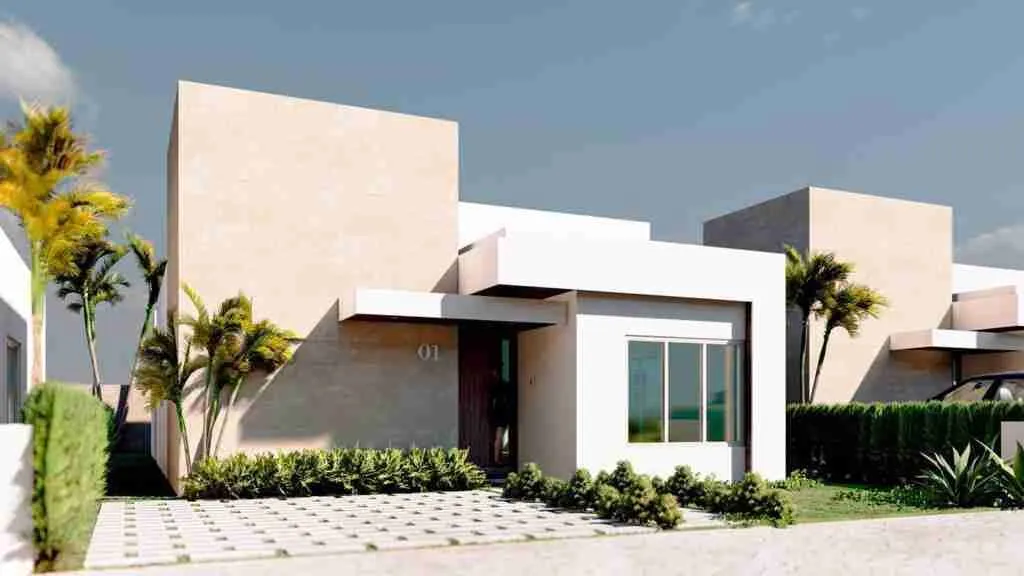 Villas modernes de 3 chambres à vendre dans une communauté fermée, Punta Cana
