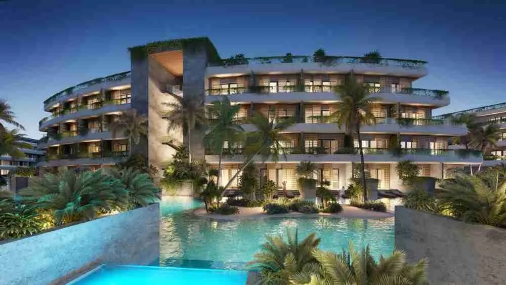 Apartment for sale with exclusive beach club Aro interior