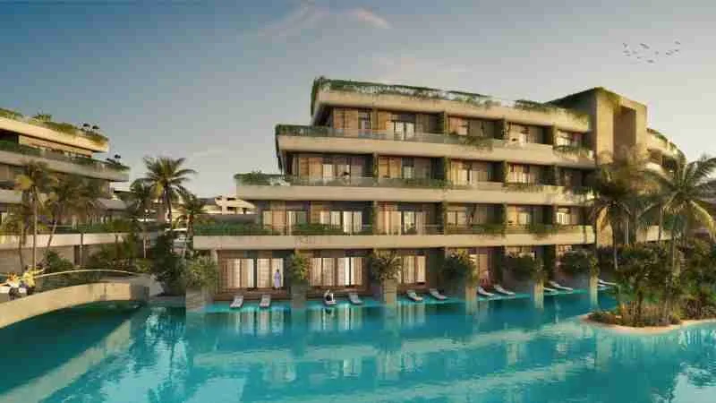 Apartment for sale with exclusive beach club Inner Building View