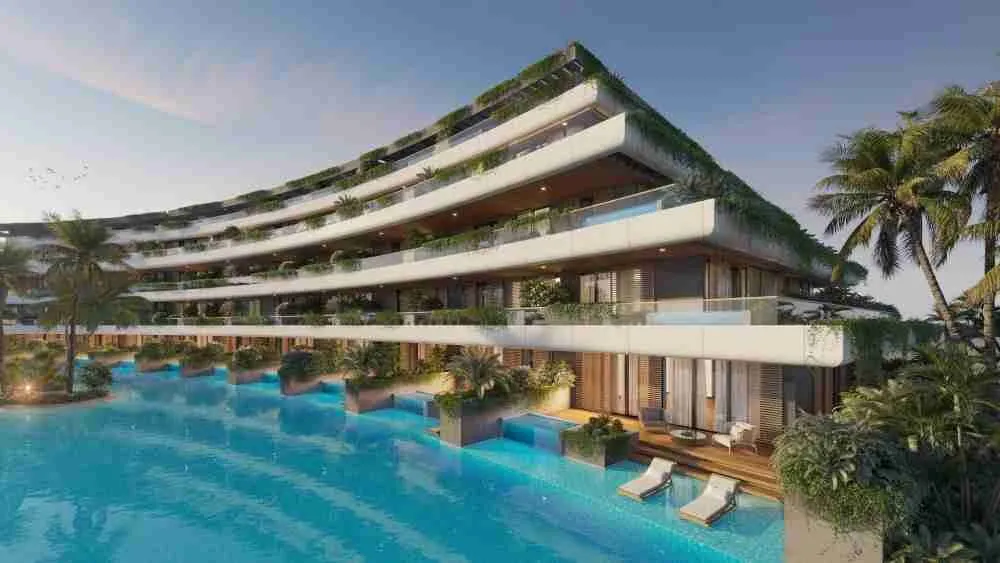 Apartment for sale with exclusive beach club Pool View