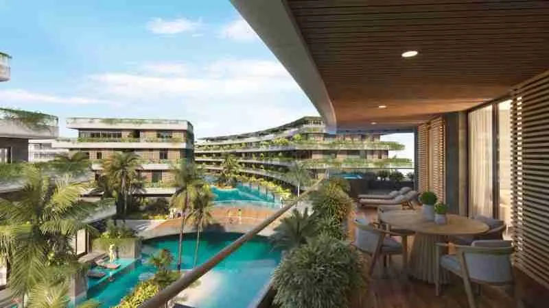 Apartment for sale with exclusive beach club Terrace View