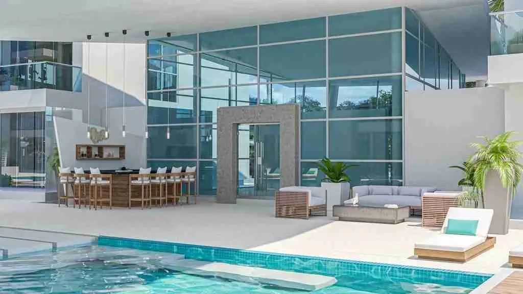 Luxury One Bedroom Condo For Sale With Balcony And White Line At Punta Cana 008