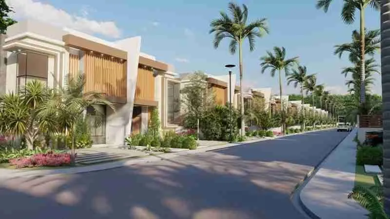 Luxury Three Bedroom Twonhouses For Sale Located On A Privileged Location At Punta Cana 001