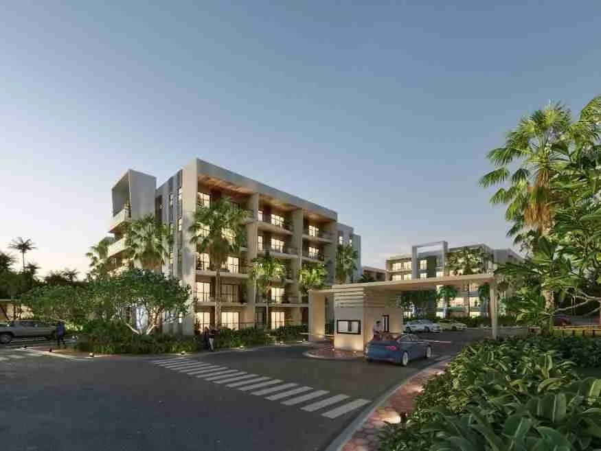 Luxury and modern two bedroom condo for sale in Punta Cana with excellent location jacuzzi and pool. 12