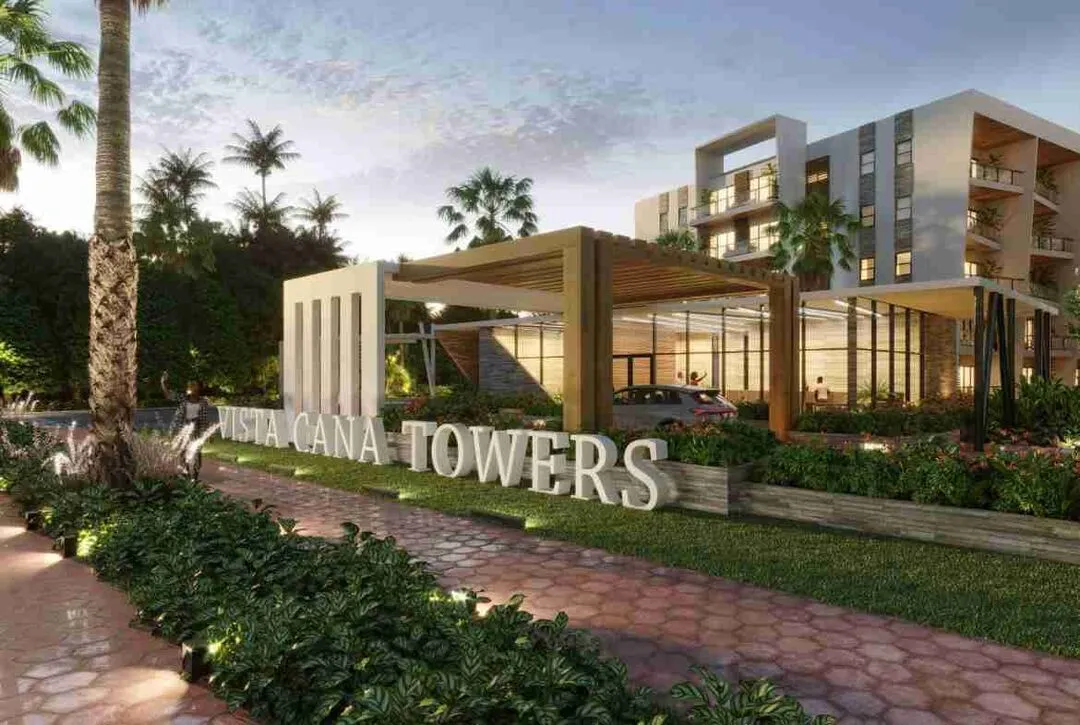 Luxury and modern two bedroom condo for sale in Punta Cana with excellent location jacuzzi and pool. 2