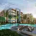 Luxury and modern two bedroom condo for sale in Punta Cana with excellent location jacuzzi and pool. 3
