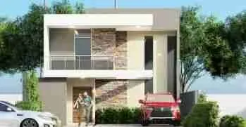 Modern And Luxurious Three Bedroom Villa For Sale In Punta Cana With Pool And Balcony 1