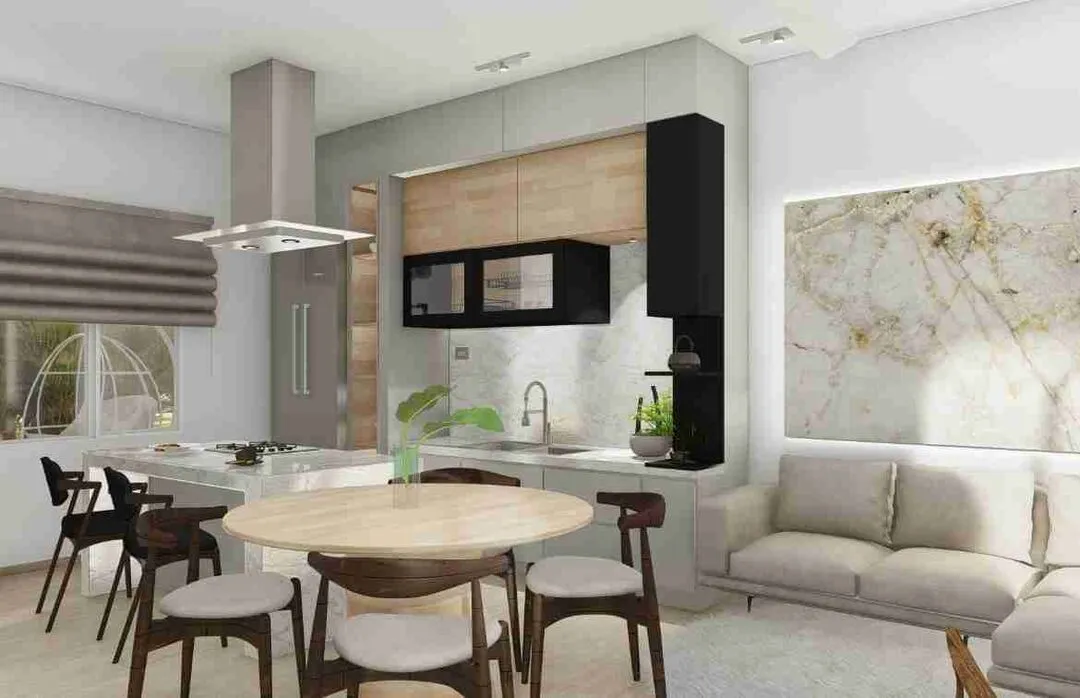 Modern and beautiful two bedroom villa for sale with green areas and a clubhouse at Punta Cana 1