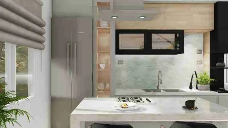 Modern and beautiful two bedroom villa for sale with green areas and a clubhouse at Punta Cana 12
