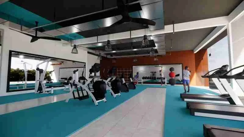 Modern two bedroom condo for sale in Punta Cana with a jacuzzi and pool views. 10 scaled