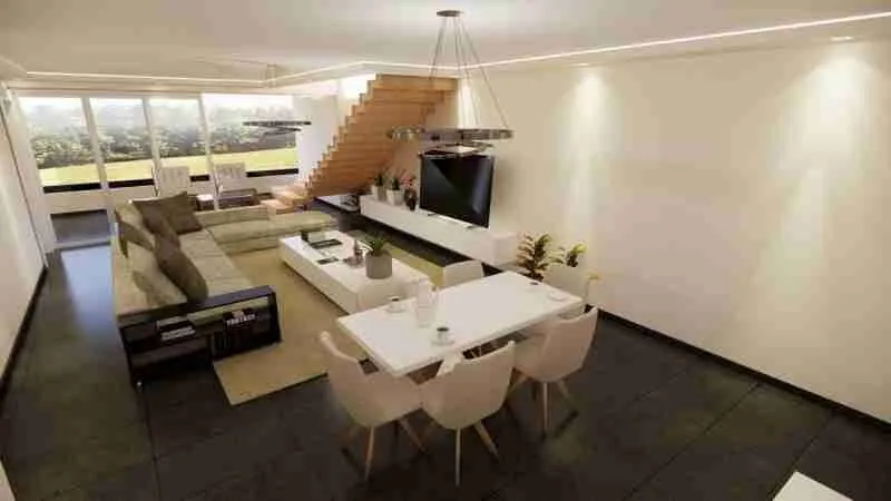 Modern two bedroom condo for sale in Punta Cana with a jacuzzi and pool views. 15 scaled