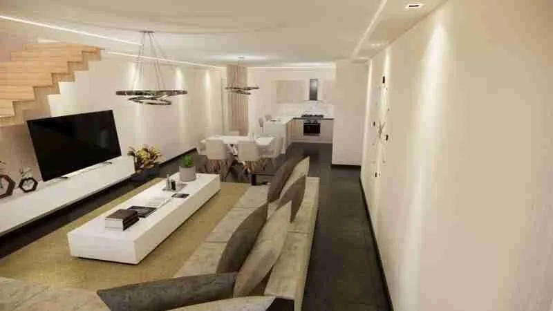 Modern two bedroom condo for sale in Punta Cana with a jacuzzi and pool views. 16 scaled