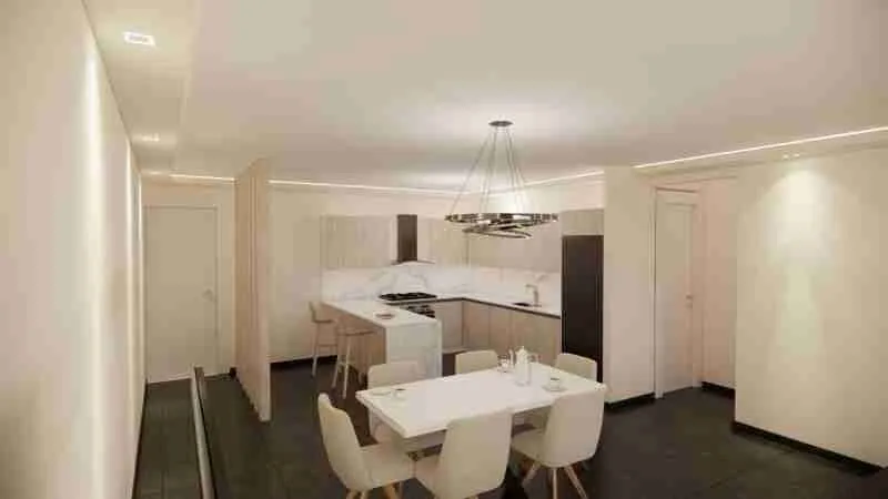 Modern two bedroom condo for sale in Punta Cana with a jacuzzi and pool views. 7 scaled