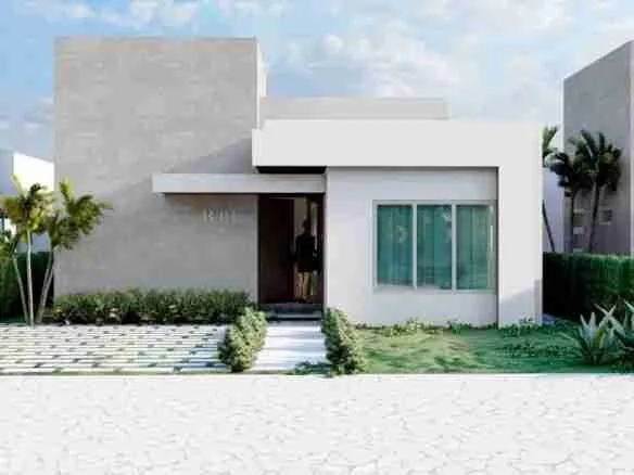villa lila tipo b front