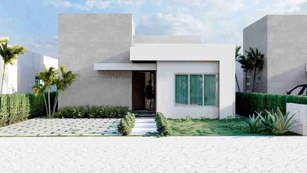 villa lila tipo b front
