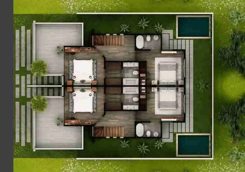 Amazing 2BR Townhouse for sale Punta Cana beach. Blau Residences 17