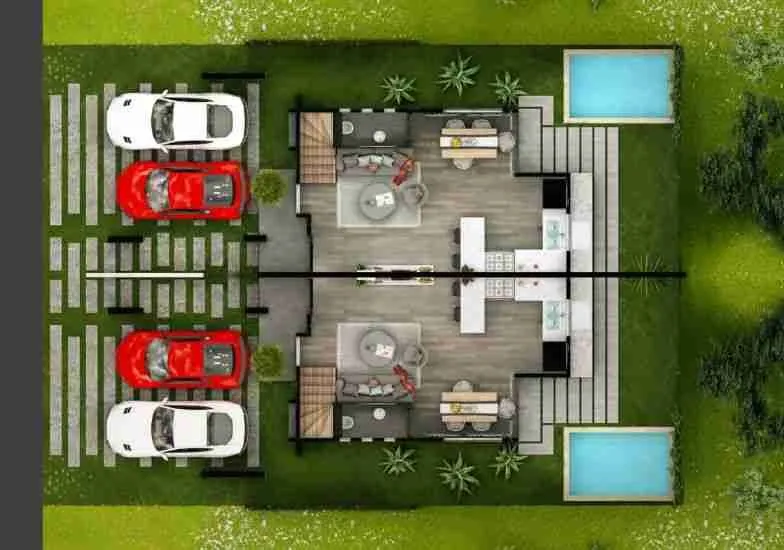 Amazing 2BR Townhouse for sale Punta Cana beach. Blau Residences 19