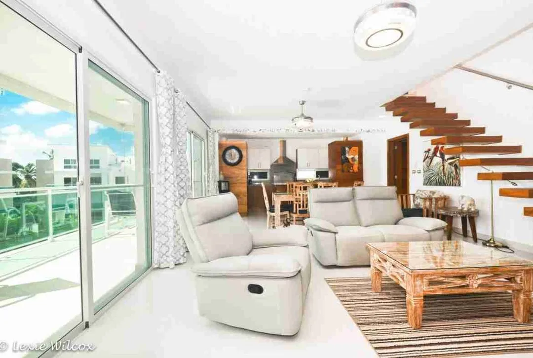 Astonishing Three bedroom Penthouse for sale with pool views at Punta Cana 1
