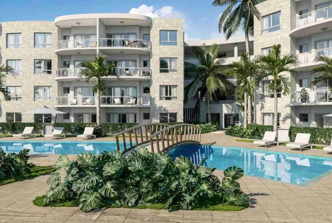 Attractive one bedroom condo for sale in Punta Cana with a terrace and fantastic amenities. 8