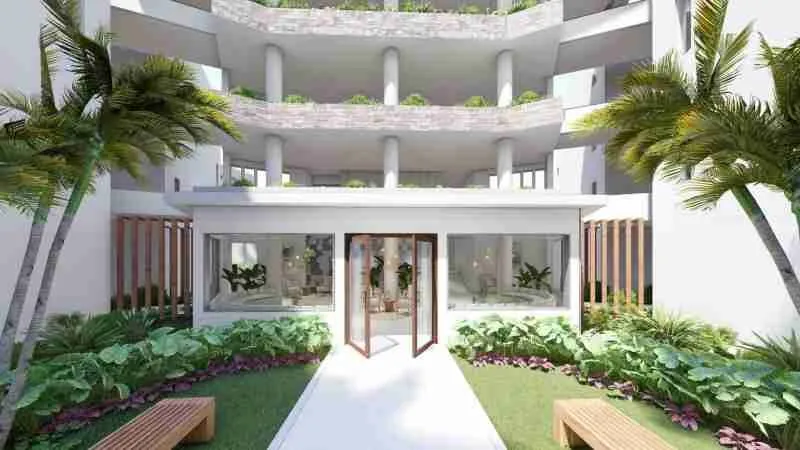 Attractive one bedroom condo for sale in Punta Cana with a terrace and fantastic amenities. 9 Attractive one bedroom condo for sale in Punta Cana with a terrace and fantastic amenities. 9