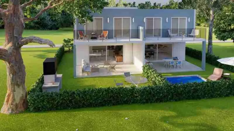 Exclusive Three bedroom villa for sale with terrace and Pool at Punta Cana 8 scaled Exclusive Three bedroom villa for sale with terrace and Pool at Punta Cana 8 scaled