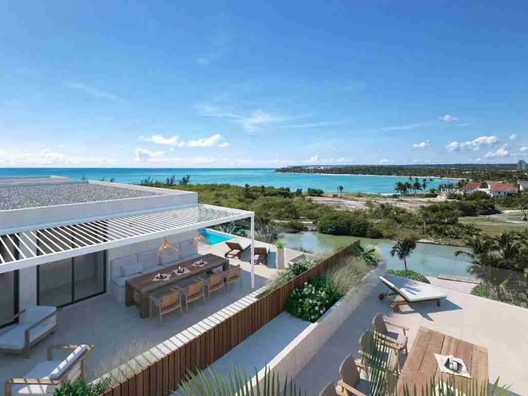Exclusive two bedroom condo for sale in Punta Cana just steps from the beach and spectacular views of the beach 10 1