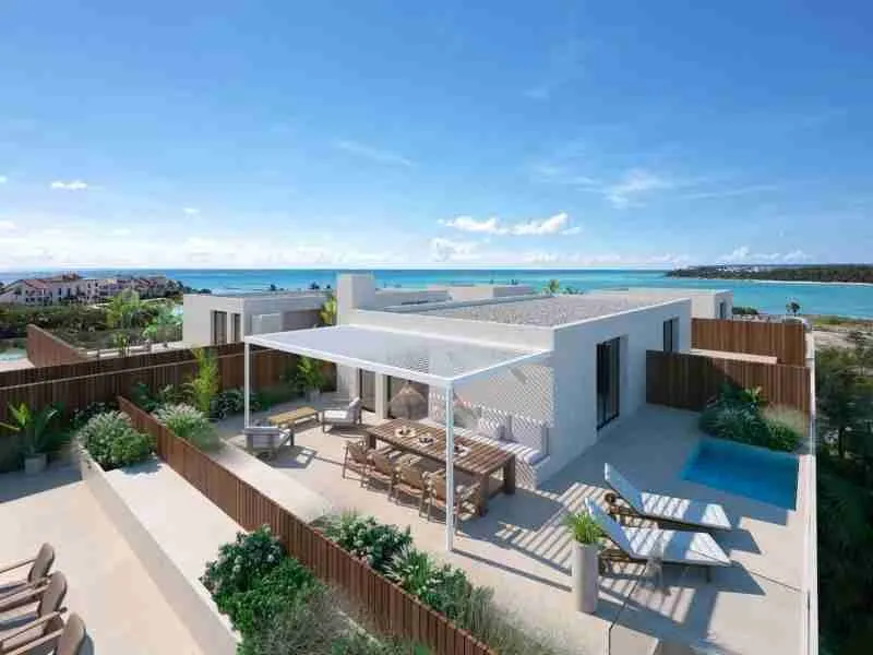 Exclusive two bedroom condo for sale in Punta Cana just steps from the beach and spectacular views of the beach 12 scaled