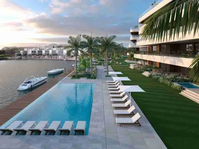 Exclusive two bedroom condo for sale in Punta Cana just steps from the beach and spectacular views of the beach 14 scaled