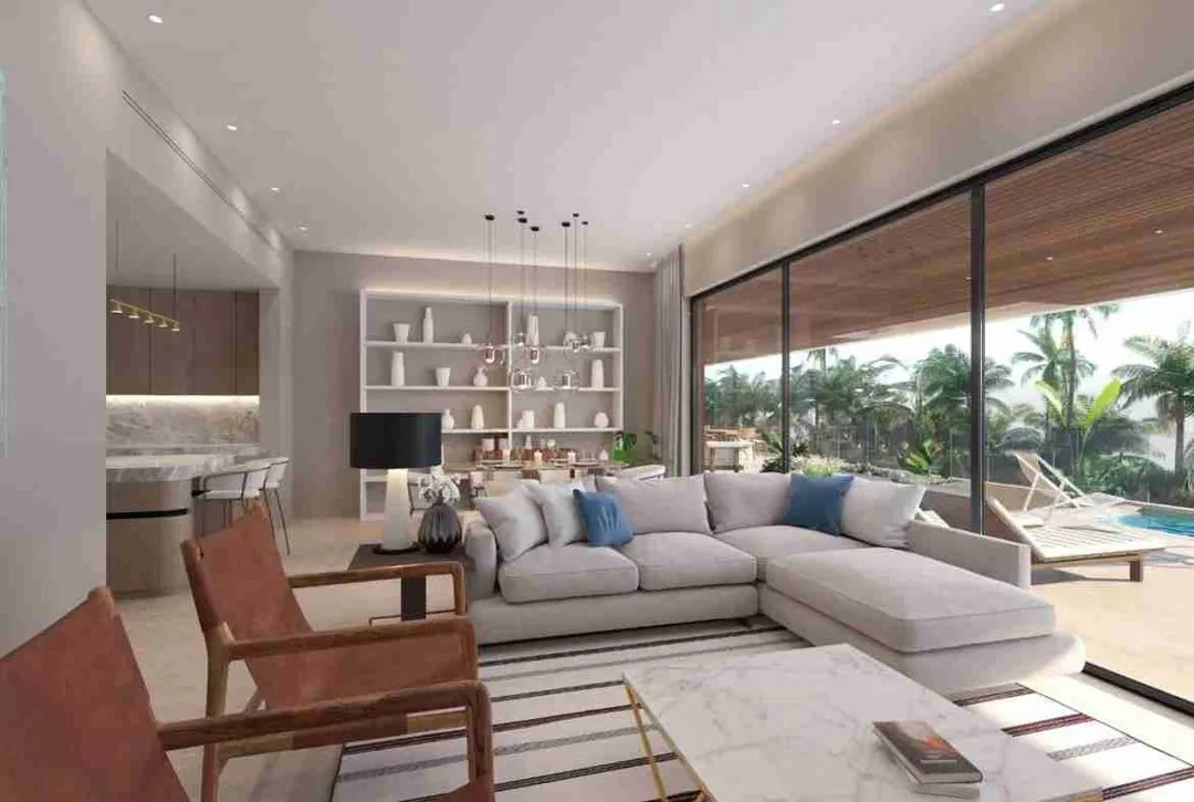 Exclusive two bedroom condo for sale in Punta Cana just steps from the beach and spectacular views of the beach 6 1