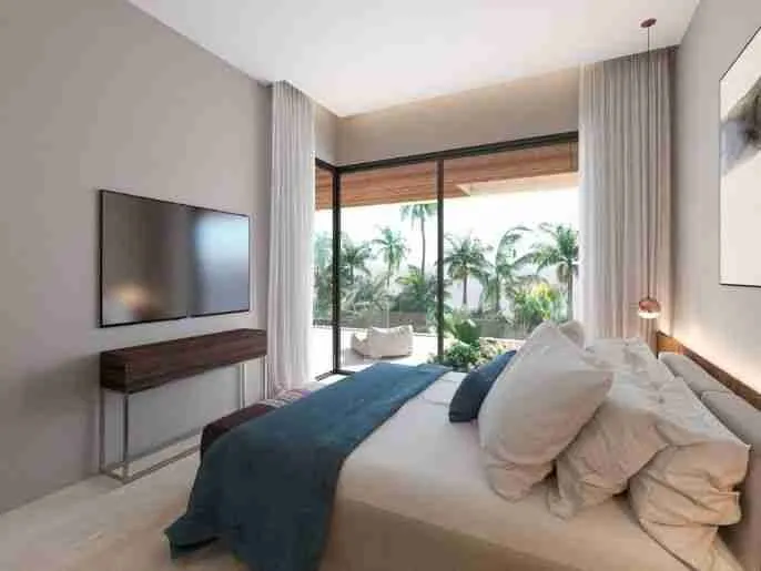 Exclusive two bedroom condo for sale in Punta Cana just steps from the beach and spectacular views of the beach 9 1