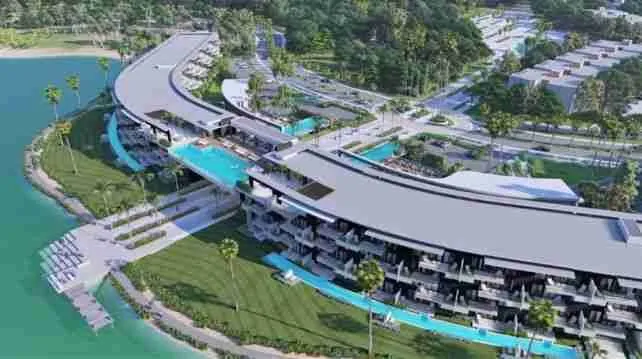 Luxury One bedroom condo for sale with amazing lake views at Punta Cana 1