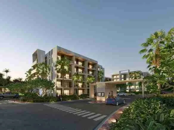 Luxury and modern two bedroom condo for sale in Punta Cana with excellent location jacuzzi and pool. 12