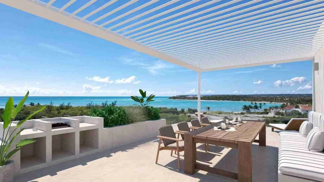 Luxury two bedroom condo for sale in Punta Cana with stunning beach views. 12