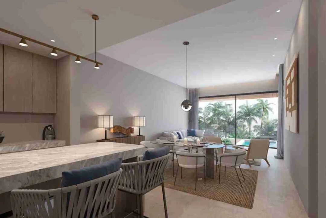 Luxury two bedroom condo for sale in Punta Cana with stunning beach views. 5