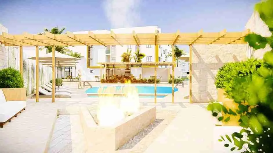 Modern 1BR Punta Cana condo for sale Pool Brisas By Paradise 4.1