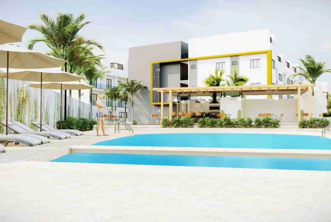 Modern 1BR Punta Cana condo for sale Pool Brisas By Paradise 5.1