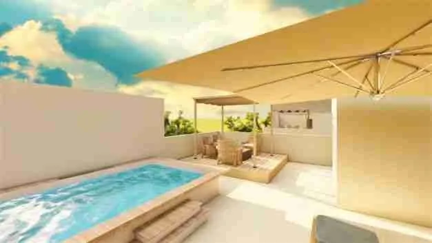 Modern 1BR Punta Cana condo for sale Pool Brisas By Paradise 6.1