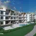 Modern three bedroom condo for sale with pool and golf course views. Punta Cana 1